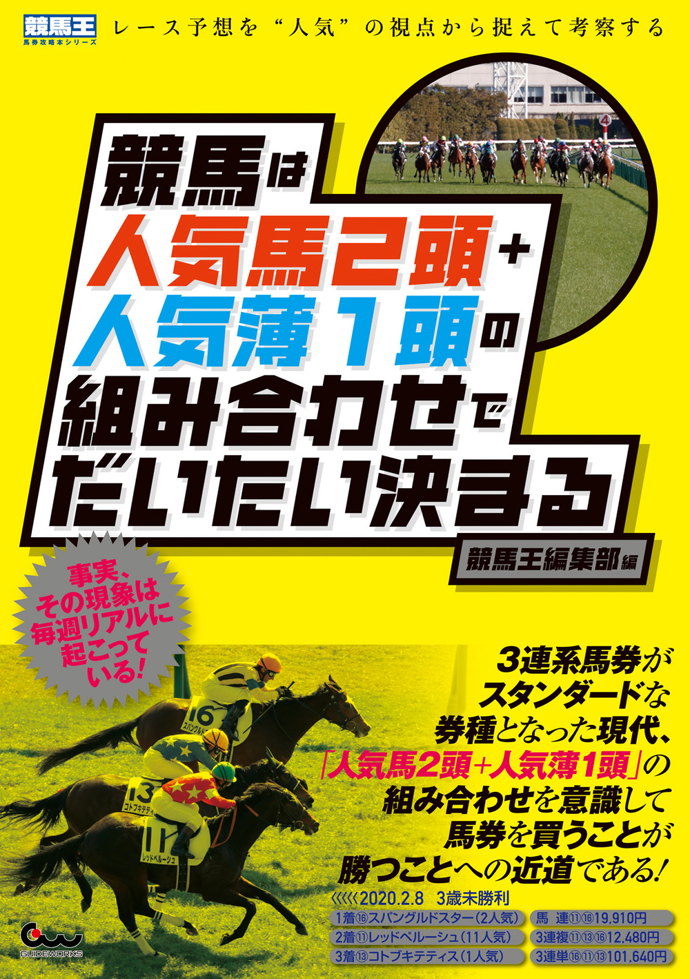 競馬は人気馬2頭+人気薄1頭の組み合わせでだいたい決まる（2020.11.6発売）