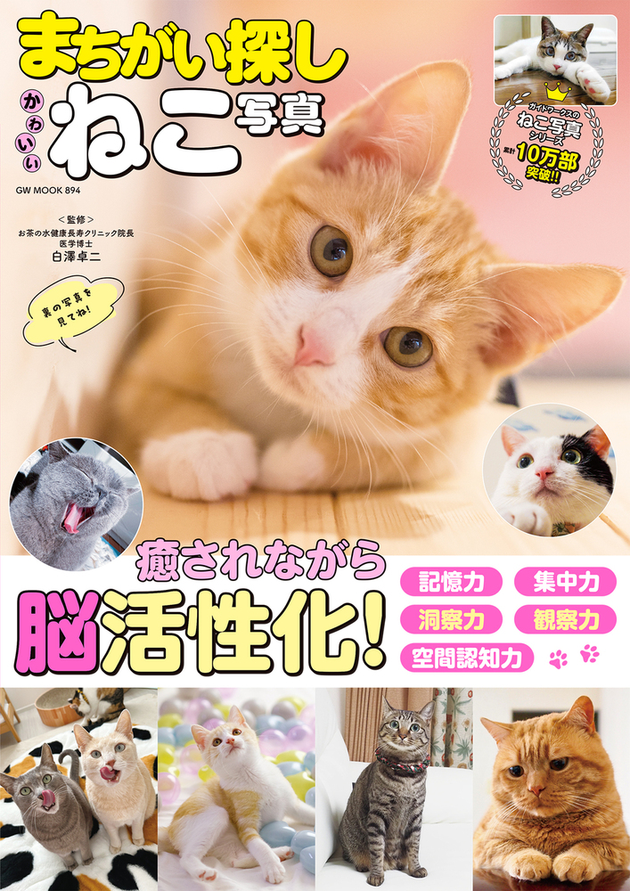 まちがい探し かわいいねこ写真（2024.11.22発売）